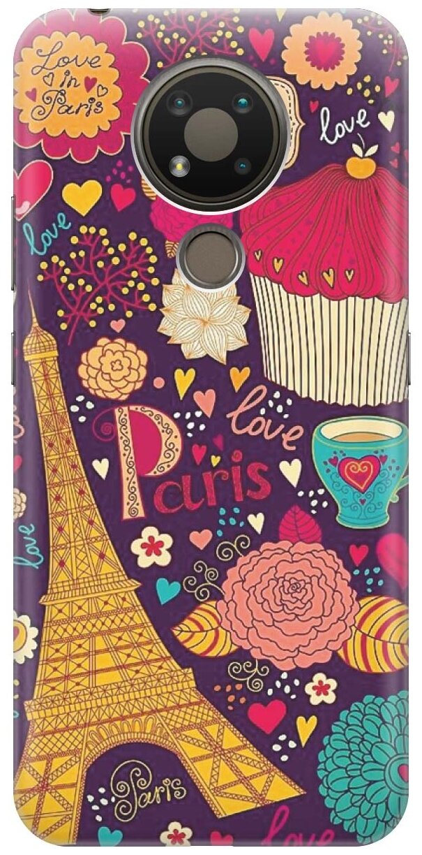 RE: PA Чехол - накладка ArtColor для Nokia 3.4 с принтом "Love in Paris"
