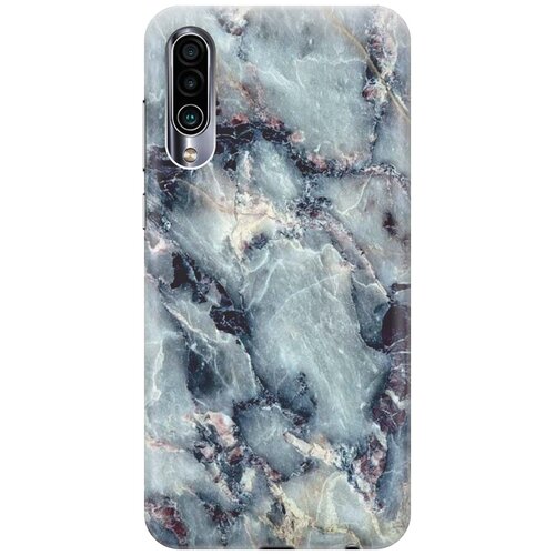 фото Re:pa накладка transparent для meizu 16xs с принтом "бледно-синий мрамор"