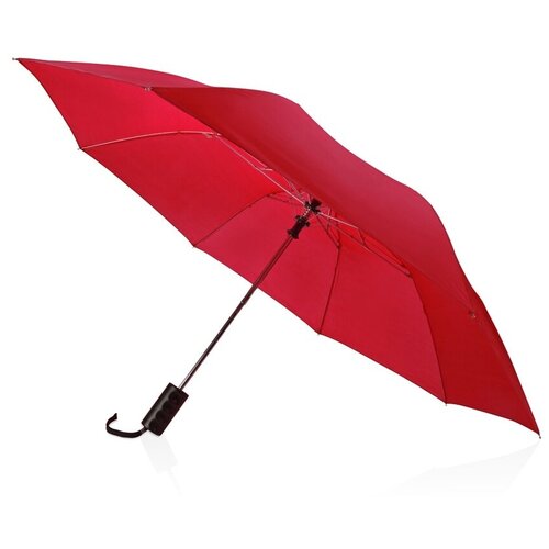 Мини-зонт полуавтомат, 2 сложения, купол 94 см., красный