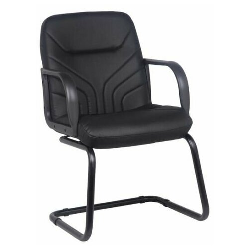 Кресло офисное Лидер S, экокожа премиум, цвет черный CN1114