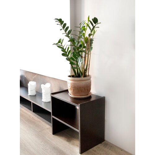 Тумба прикроватная венге (коричневая) / тумбочка деревянная