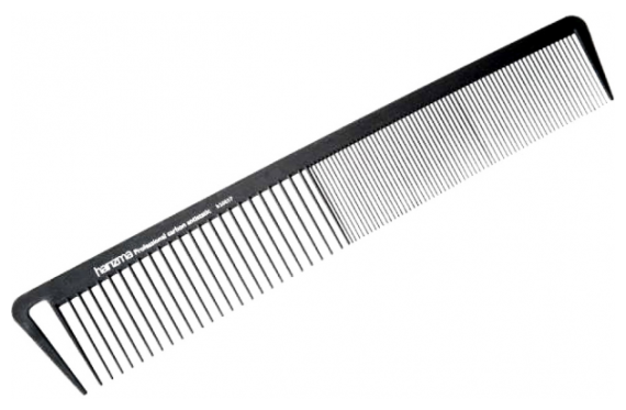 Расческа для стрижки волос Harizma Карбон, 21,5 см