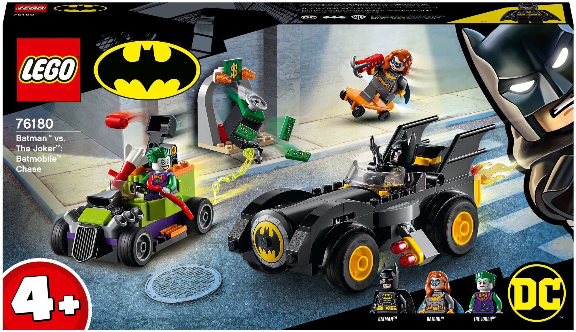 Конструктор LEGO Super Heroes Бэтмен против Джокера: погоня на Бэтмобиле - фото №1