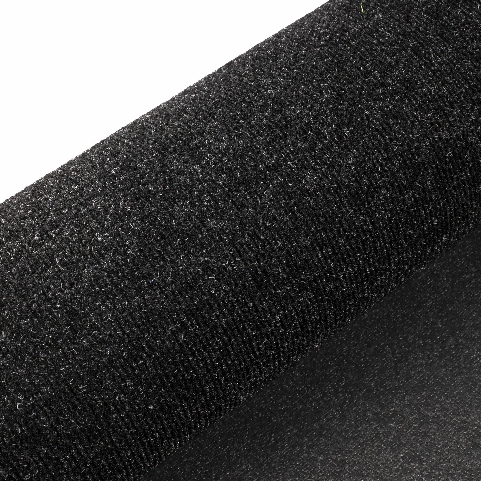 Иглопробивной коврик входной грязезащитный Betap "Dessert 78" на пол. Ковер черного цвета, размер 0,8х1м. - фотография № 7