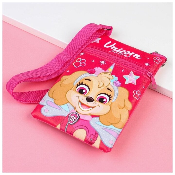 фото Сумочка детская "Unicorn power", Щенячий патруль, 11х16 см