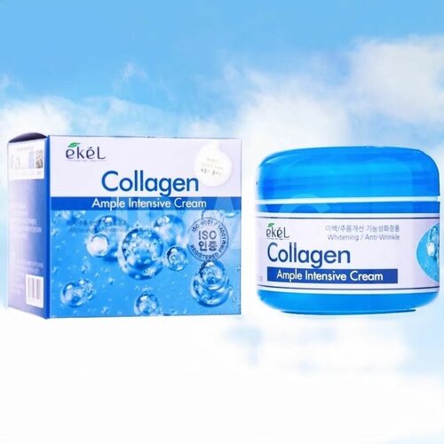 Крем для лица С коллагеном COLLAGEN AMPLE INTENSIVE CREAM, 100мл EKEL ekel ample intensive cream collagen крем для лица с коллагеном 100 мл