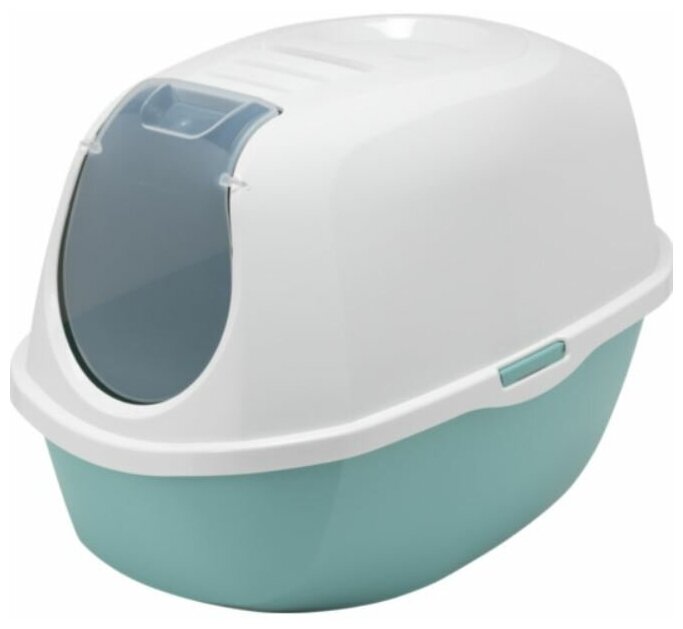 Moderna Туалет-домик SmartCat с угольным фильтром, 54х40х41см, светло голубой (RECYCLED Smart cat) 1.2 кг