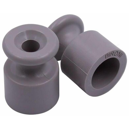 Изолятор для наружного монтажа пластик титан уп10шт Bironi B1-551-26-10 212₽