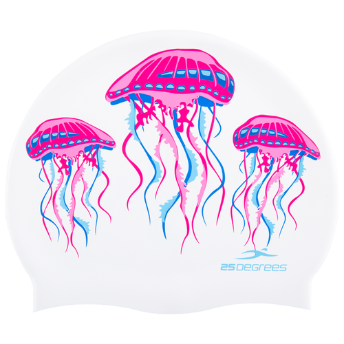 фото Шапочка для плавания 25degrees 25d15-me01-20-30-1 meduza, силикон, подростковый