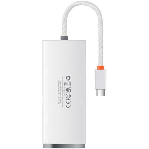 Хаб Baseus Lite Series 4-Port Type-C HUB Adapter Type-C to USB 30x4 25 см White WKQX030302 160900₽
