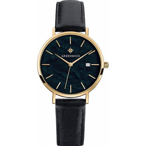 фото Наручные часы greenwich, черный, золотой