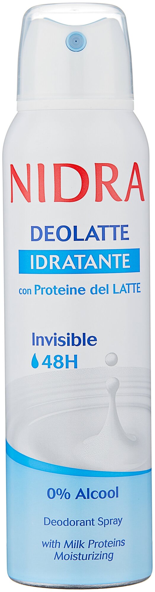 Nidra Дезодорант аэрозоль увлажняющий с молочными протеинами 150мл