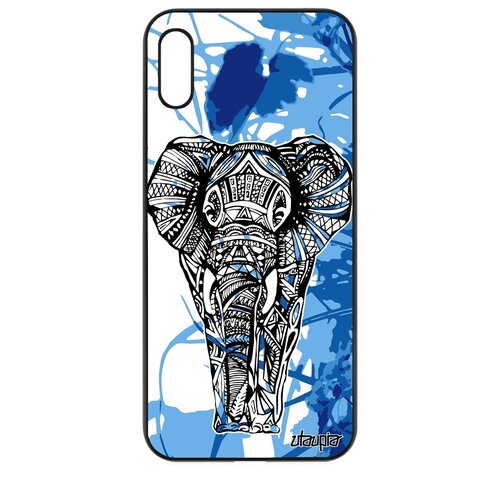 фото Чехол для мобильного honor 8a, "слон" азиатский саванна utaupia