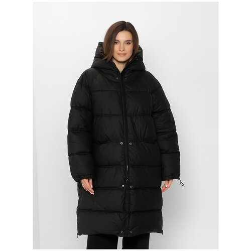 Удлиненная стеганная куртка женская, Gerry Weber, 650249-31165-11000, черный, размер - 36