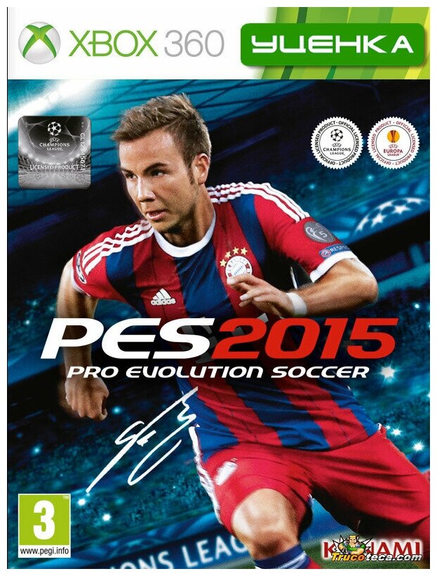 Xbox 360 Pro Evolution Soccer 2015 (PES 2015).