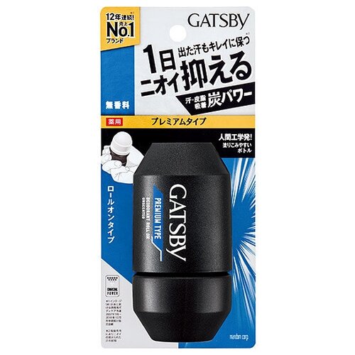 Купить Gatsby deodorant roll-on unscented дезодорант-антиперспирант роликовый для мужчин, без аромата, 60 гр, Premium