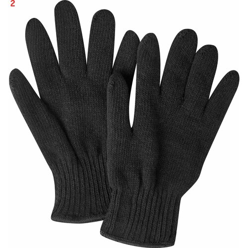перчатки для зимних садовых работ размер 10 Перчатки для зимних садовых работ акриловые размер 10 цвет черный (2 шт.)