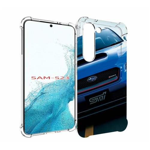 Чехол MyPads субару subaru 2 для Samsung Galaxy S23 задняя-панель-накладка-бампер