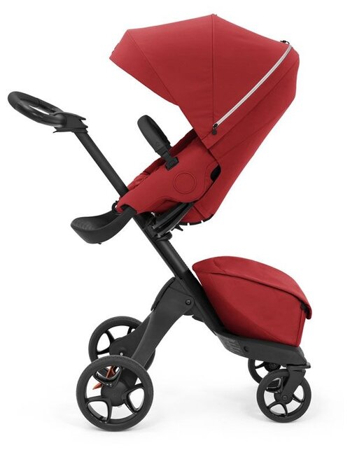 Прогулочная коляска Stokke Xplory X, ruby red, цвет шасси: черный