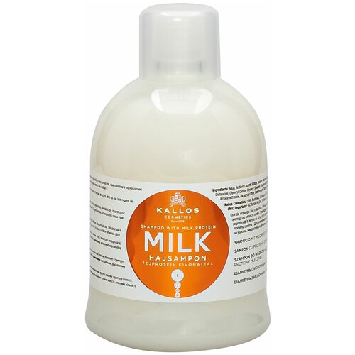 Kallos шампунь KJMN Milk для сухих ломких и поврежденных волос, 1000 мл