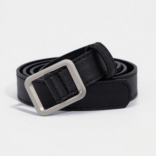 фото Ремень сима-ленд, размер 105, черный сима-лэнд