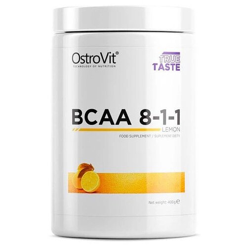 Ostrovit, BCAA 8:1:1, 400г (Лимон) аминокислоты ostrovit bcaa 8 1 1 400 г лимон