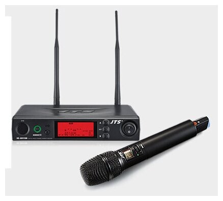 JTS RU-8011DB/RU-850LTH (650-686 МГц) Радиосистема: UHF-ресивер одноканальный с ручным передатчиком