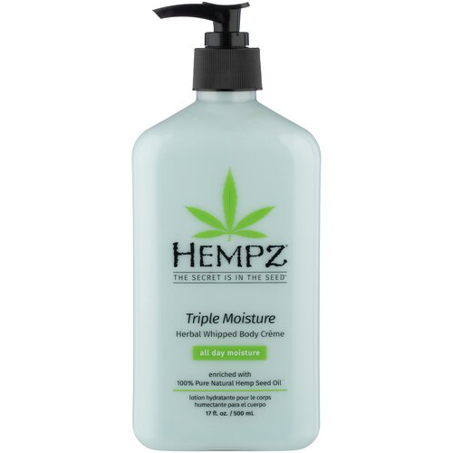 Hempz Молочко для тела Triple moisture, 500 мл скраб для тела hempz triple moisture 176 гр