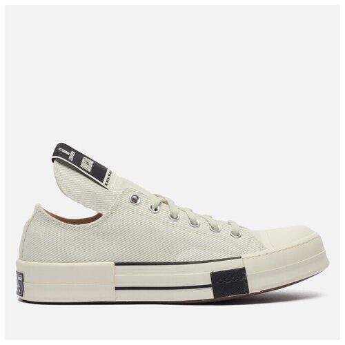фото Кеды rick owens drkshdw x rick owens drkshdw drkstar chuck taylor all star 70 ox белый , размер 40 eu