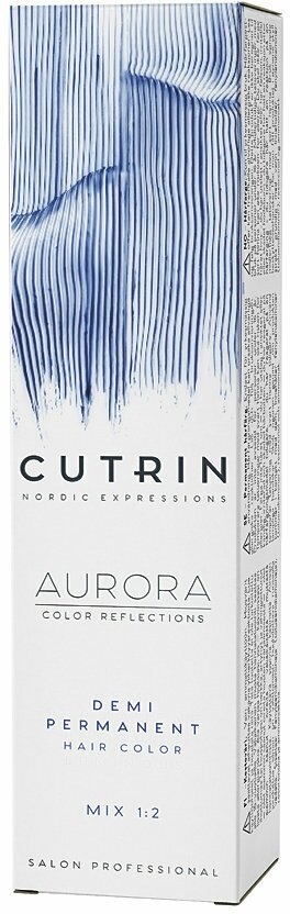 Cutrin Aurora Demi Permanent - Безаммиачный краситель \6.0 Темный блондин 60 мл - фото №5