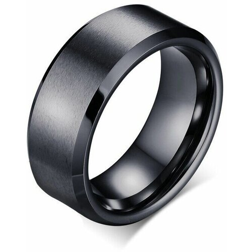 фото Кольцо-кулон, нержавеющая сталь, размер 20, черный нет бренда