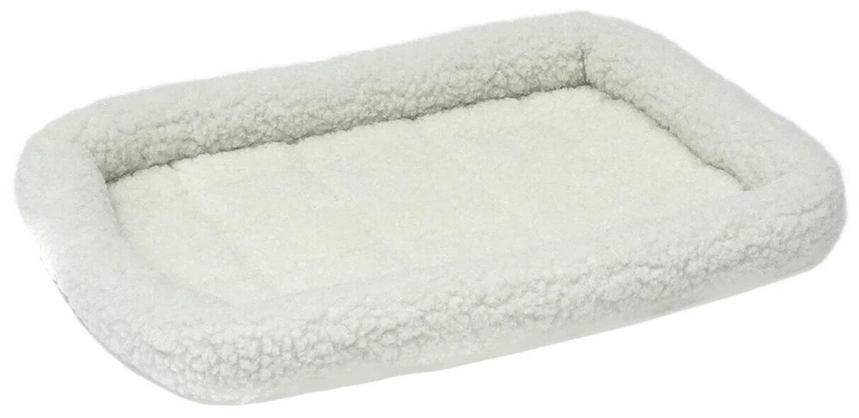 Лежанка для собак и кошек Midwest Pet Bed флисовая белая 55 х 33 см (1 шт)