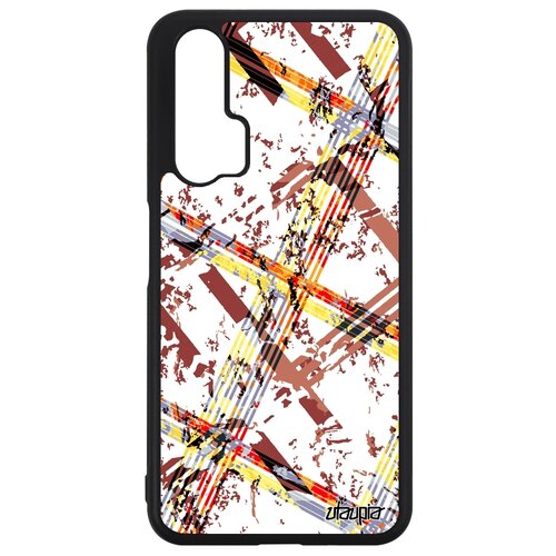 фото Чехол на мобильный honor 20, "тартан плитка" орнамент текстура utaupia