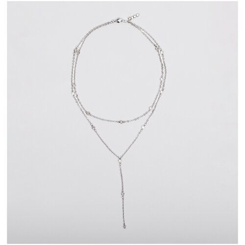 Колье/VERUSCHKA JEWELRY/Двойное с фианитами
