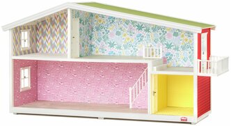 Lundby кукольный домик "Классический" LB_60101900, розовый/зеленый/голубой