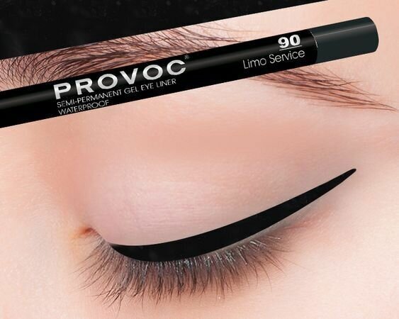 Гелевая подводка в карандаше для глаз Provoc Gel Eye Liner №90 Limo Service