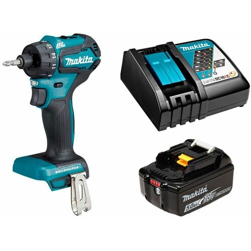 Дрель-шуруповерт аккумуляторная 40Нм 18В LXT Li-Ion 1x5Ач Makita DDF083RT 2534000₽