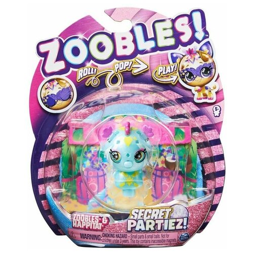 Zoobles Игровой набор Секретная вечеринка трансформирующийся зверек 6064336/20137489 набор игровой zoobles вечеринка у бассейна трансформирующаяся комната зублс