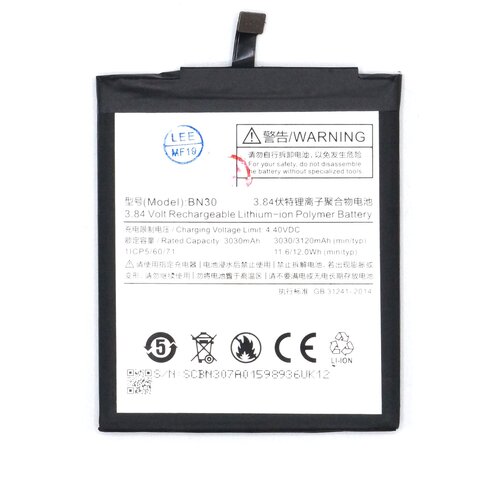 фото Аккумулятор для xiaomi redmi 4a (bn30) catl