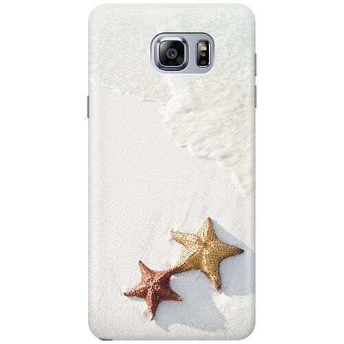 фото Cиликоновый чехол на samsung galaxy note 5 / самсунг ноут 5 с принтом "две морские звезды" gosso