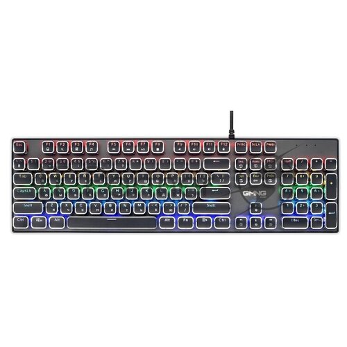 Клавиатура Оклик GMNG 905GK механическая черный USB Multimedia for gamer LED 1680668 440400₽