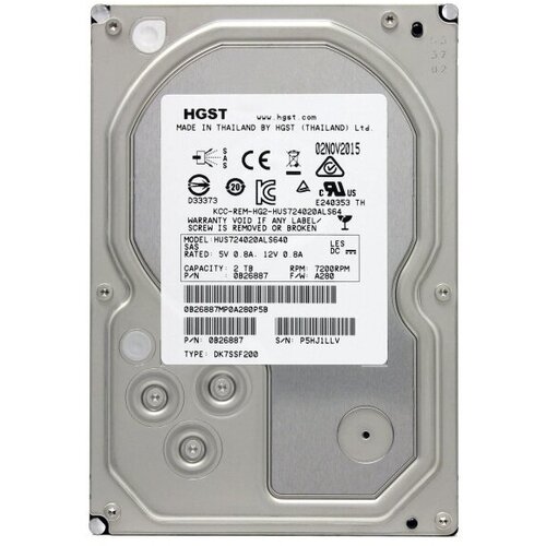 Жесткий диск Hitachi HUS724020ALS640 2Tb SAS 35 HDD 1583000₽