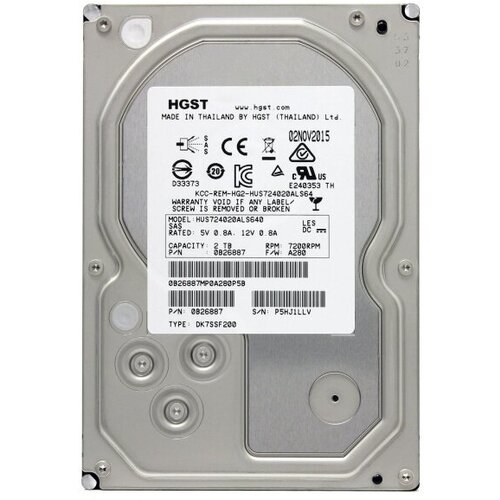 Жесткий диск Hitachi HUS724020ALS640 2Tb SAS 3,5 HDD