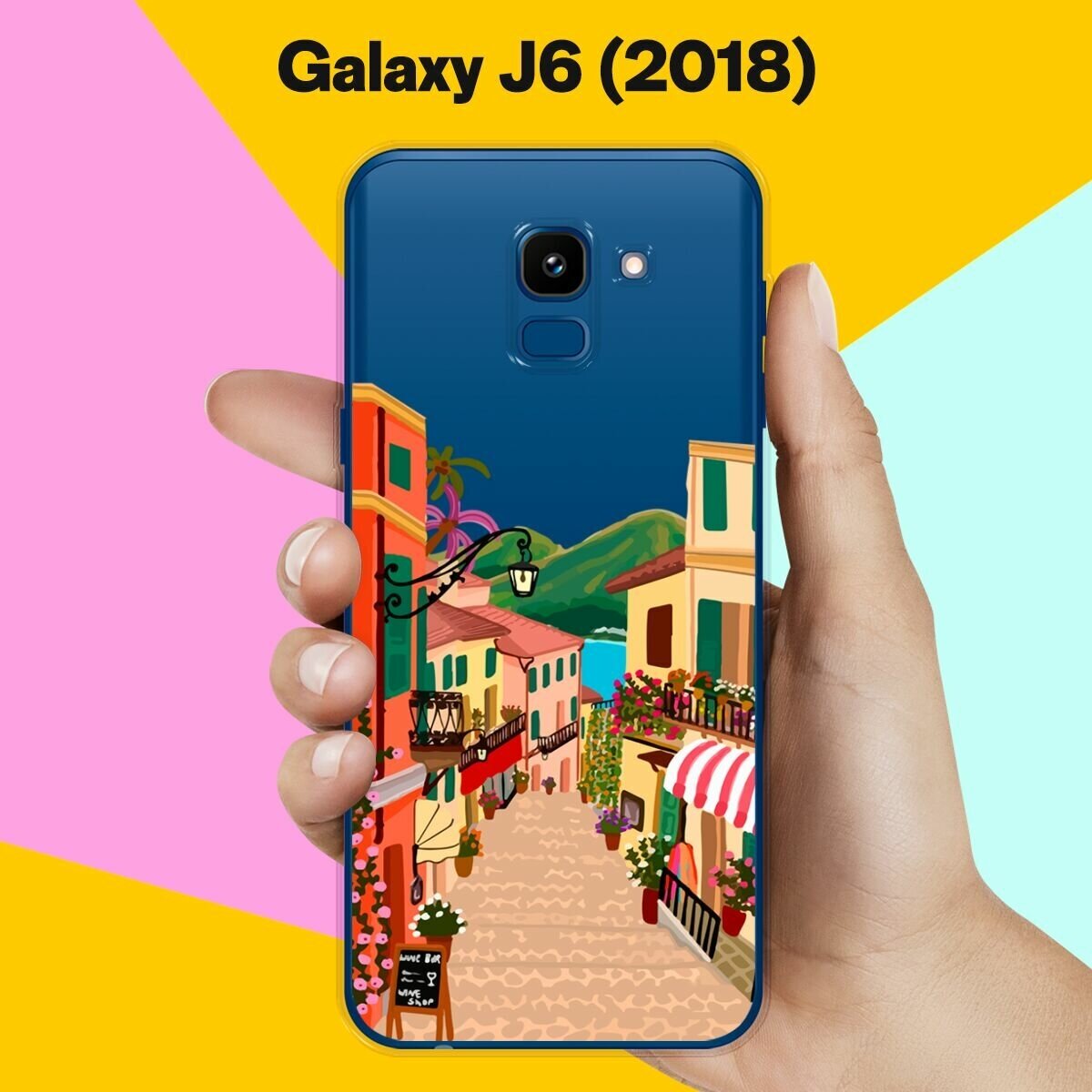 Силиконовый чехол на Samsung Galaxy J6 (2018) Город 20 / для Самсунг Галакси Джей 6 2018