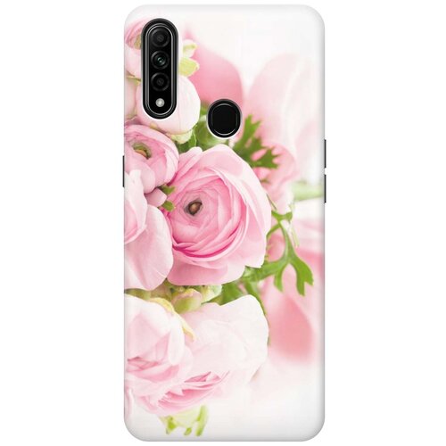 фото Cиликоновый чехол на oppo a31 / оппо а31 с принтом "розовые розы" gosso