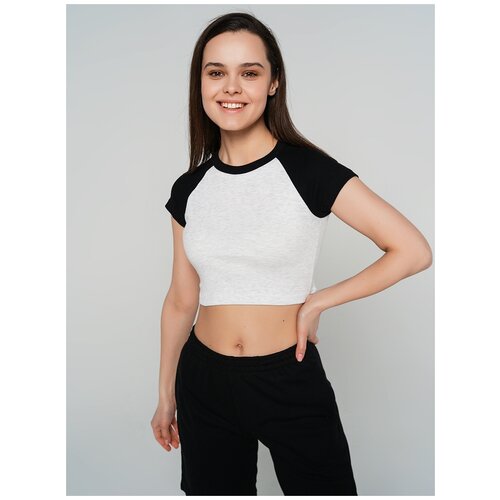 фото Футболка твое 79285 размер m, черный, women