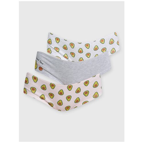 фото Твое набор трусов шорты низкой посадки, 3 шт., размер s, мультицвет