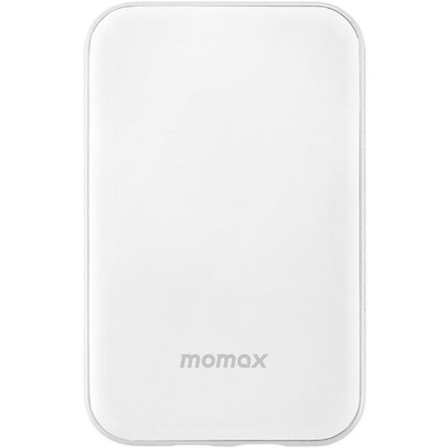 Внешний аккумулятор с беспроводной зарядкой Momax QMag Power 3 Magnetic Wireless Battery Pack 7200mAh White IP103MFIW 990000₽