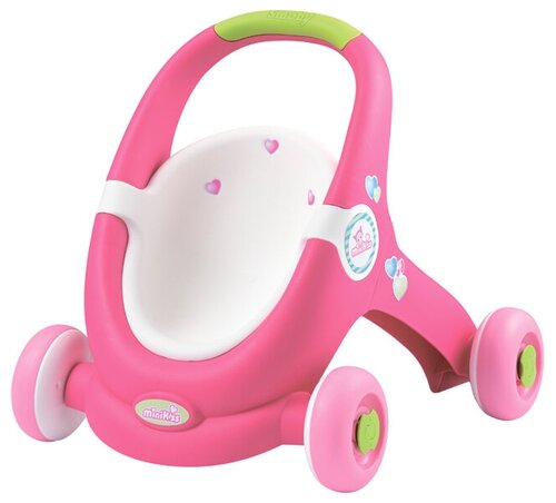 Каталка-ходунки Smoby Minikiss Baby 210201, розовый