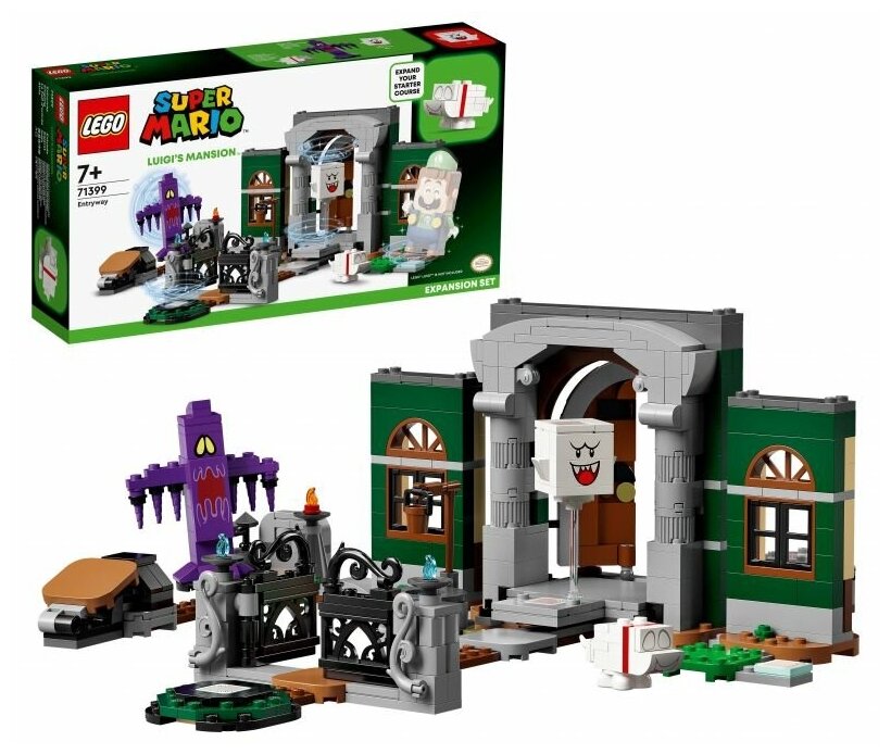 Конструктор LEGO Super Mario Дополнительный набор Luigi’s Mansion™ вестибюль 504 детали